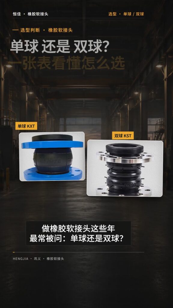 橡胶软接头单球与双球怎么选视频封面